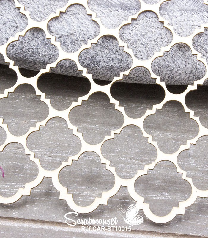 Chipboard Fond Orient SCRAPMOUSET