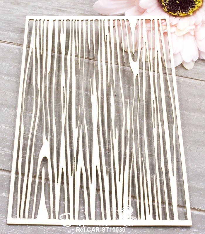 Chipboard Fond Imitation bois SCRAPMOUSET