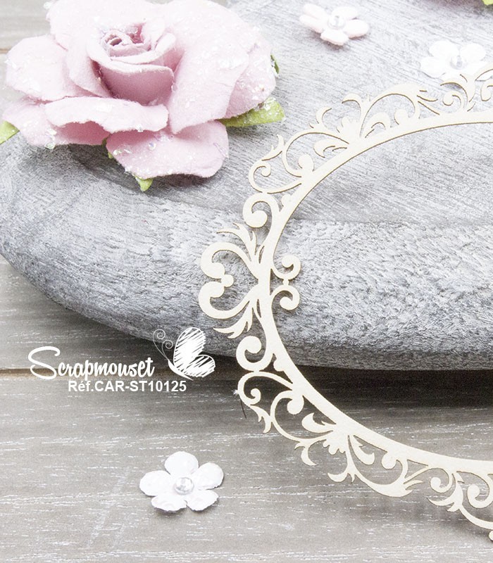 Chipboard Cadre Olivia 2 SCRAPMOUSET