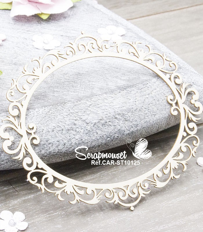 Chipboard Cadre Olivia 2 SCRAPMOUSET