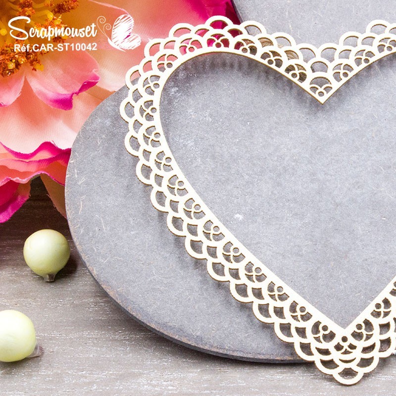 Chipboard Cadre Maria SCRAPMOUSET