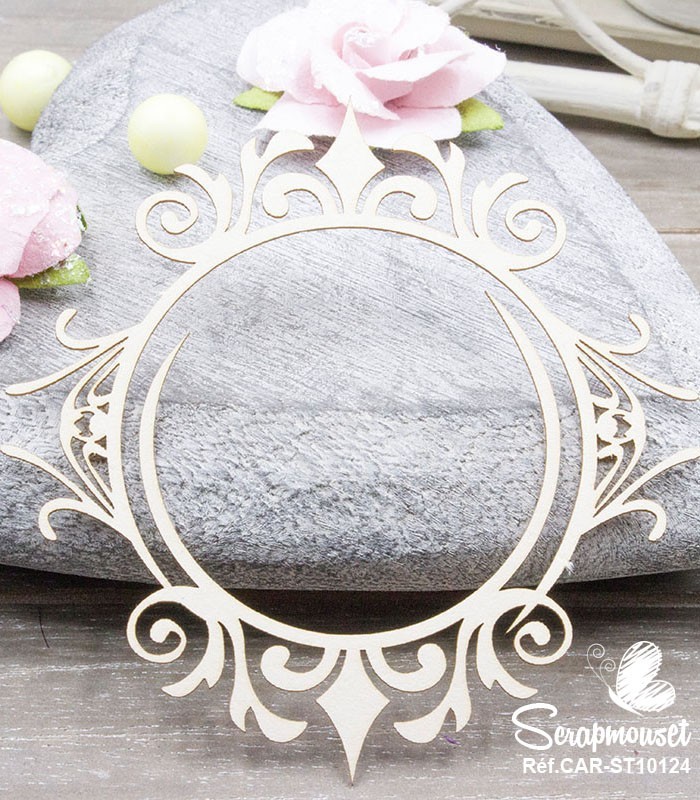 Chipboard Cadre Irina SCRAPMOUSET