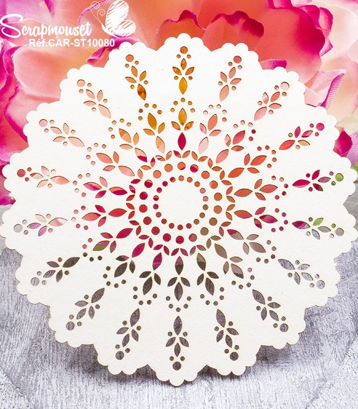 Chipboard Grand Doilie Aurélie SCRAPMOUSET