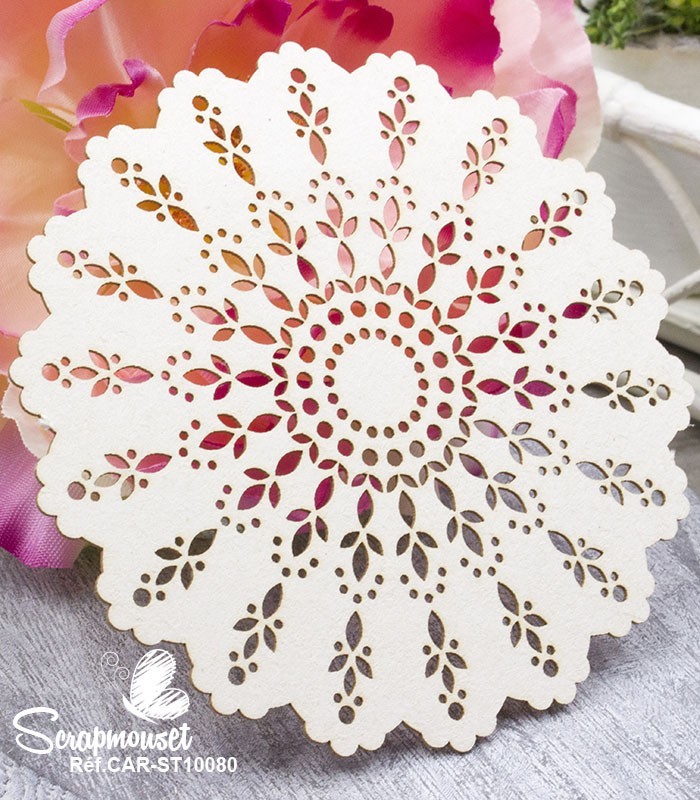 Chipboard Grand Doilie Aurélie SCRAPMOUSET