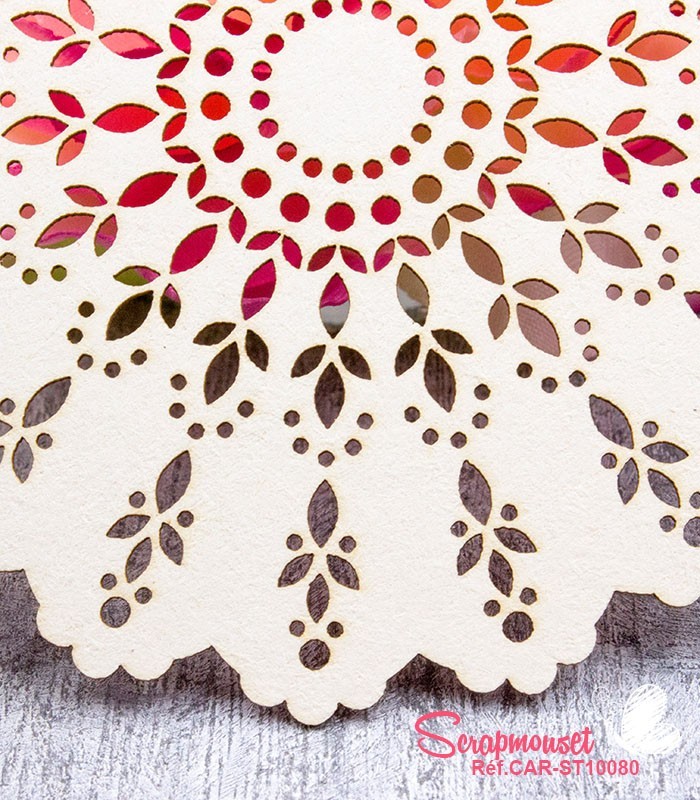 Chipboard Grand Doilie Aurélie SCRAPMOUSET