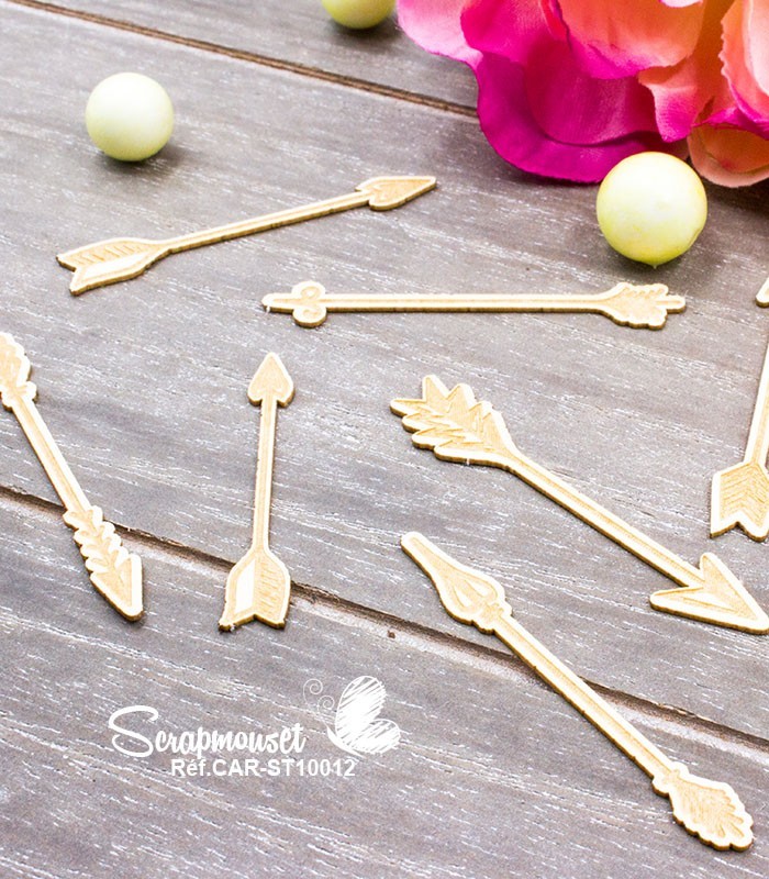 Chipboards Flèches Design SCRAPMOUSET
