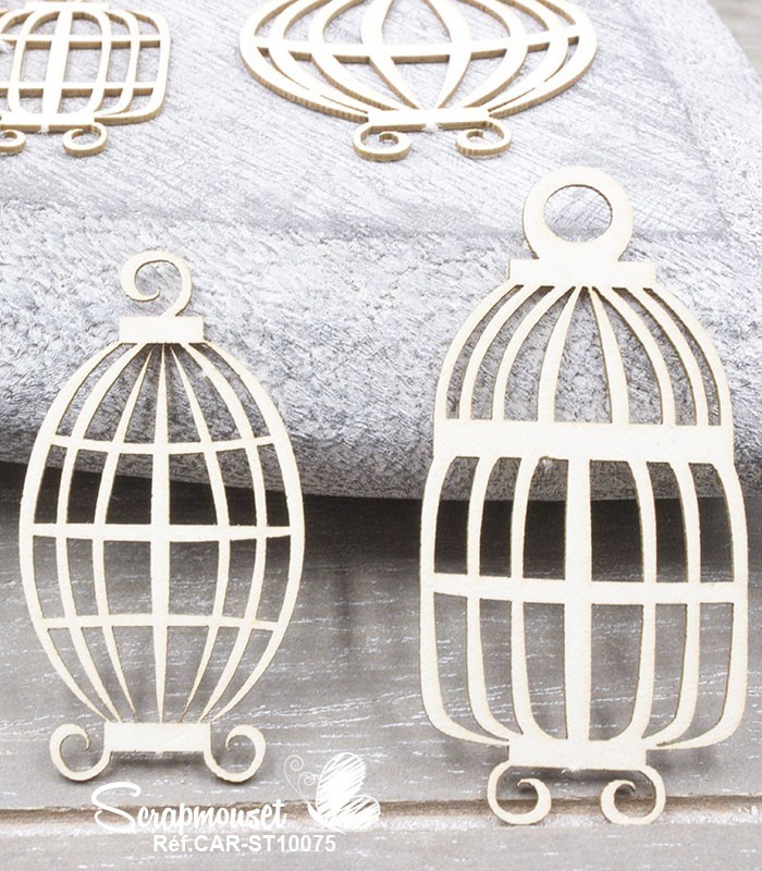 Chipboards Cages SCRAPMOUSET