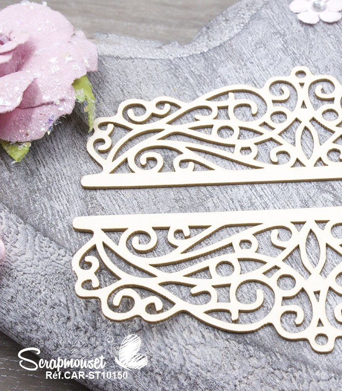 Chipboards Bordures Joséphine SCRAPMOUSET
