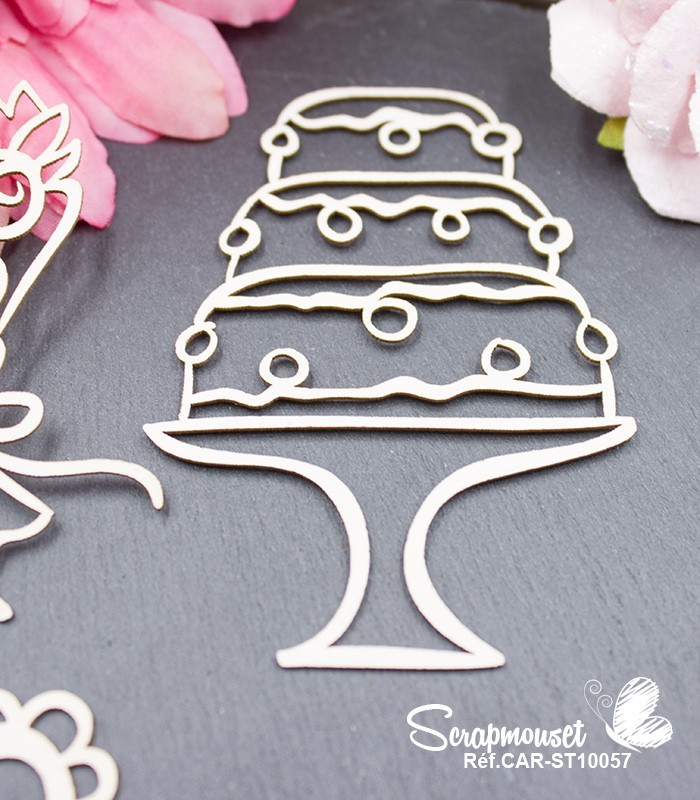Chipboards Set mariage doodleSCRAPMOUSET