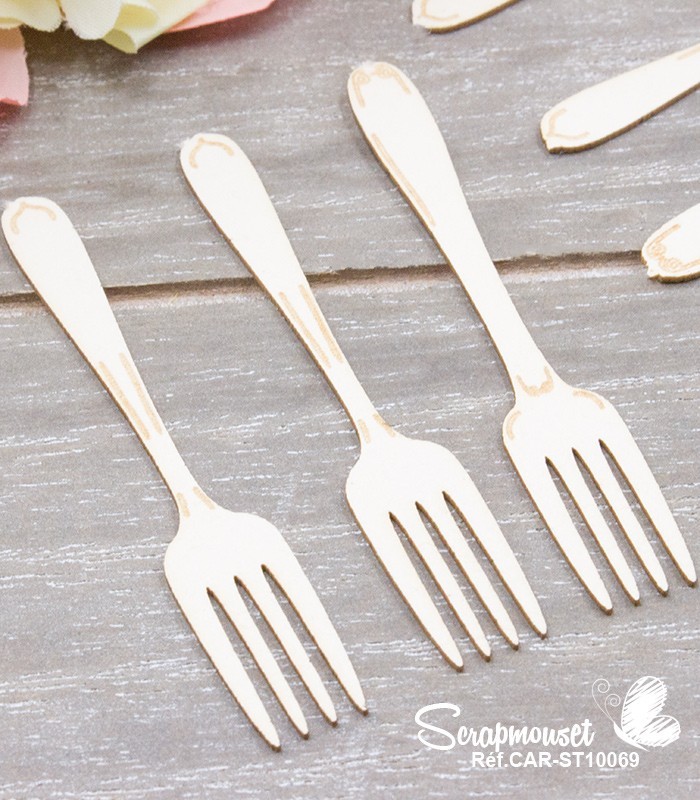 Chipboards Couverts de cuisine SCRAPMOUSET