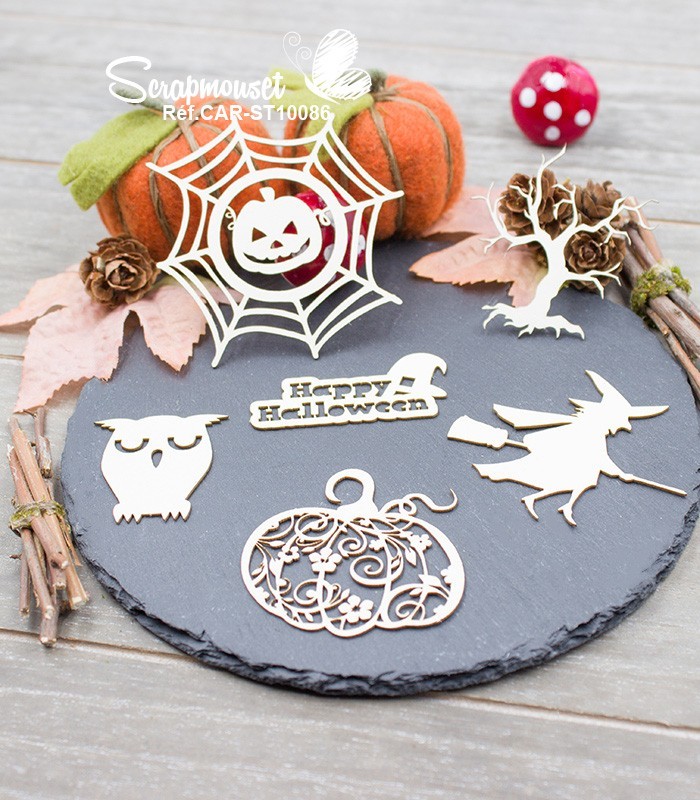 Chipboards Happy Halloween SCRAPMOUSET