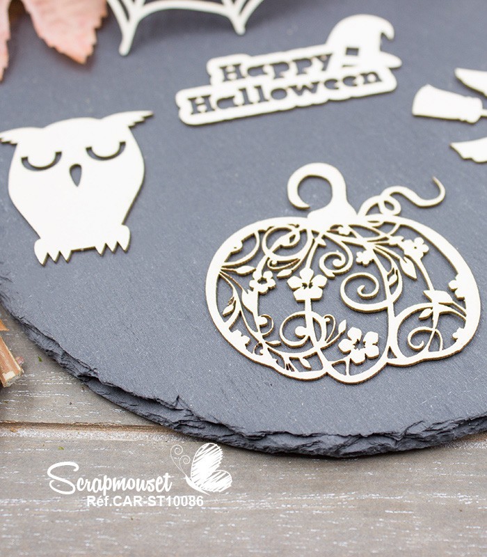 Chipboards Happy Halloween SCRAPMOUSET