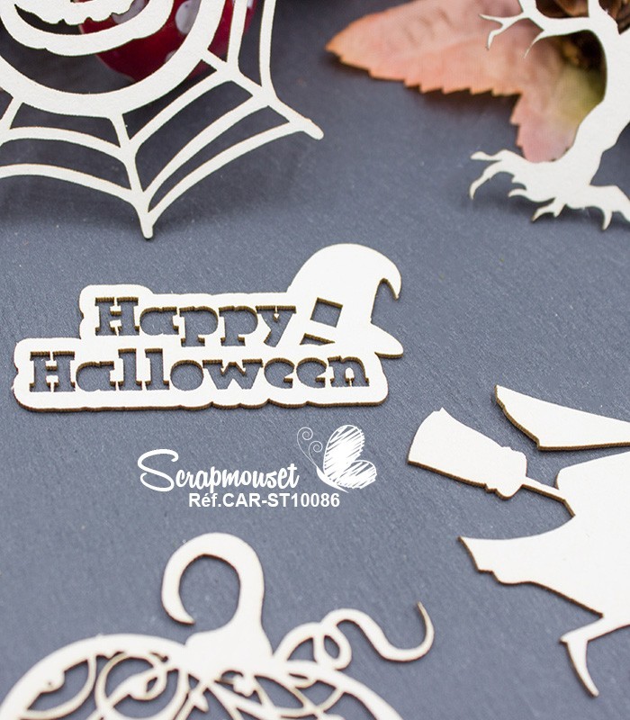 Chipboards Happy Halloween SCRAPMOUSET