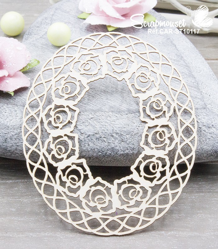 Chipboard Cadre Rosanna SCRAPMOUSET