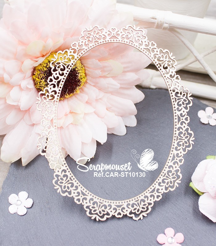 Chipboard Cadre Célina SCRAPMOUSET