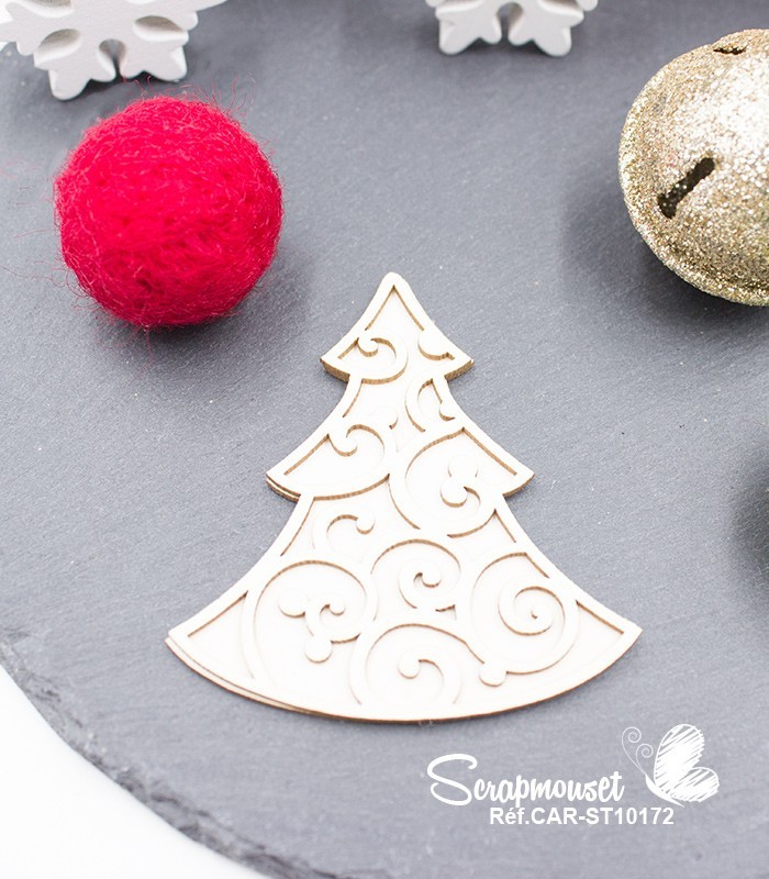 Trio Chipboards Noël 2D SCRAPMOUSET