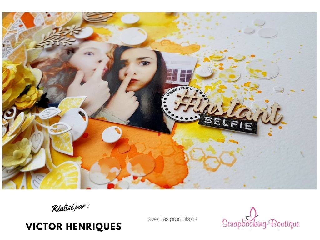Mot Hashtag instant en carton bois SCRAPMOUSET