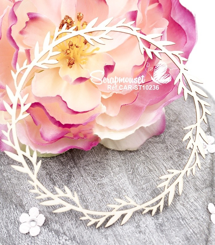 Chipboard Cadre Cécile SCRAPMOUSET