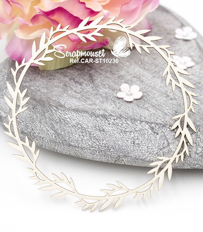 Chipboard Cadre Cécile SCRAPMOUSET