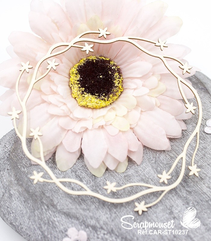 Chipboard Cadre Natacha SCRAPMOUSET