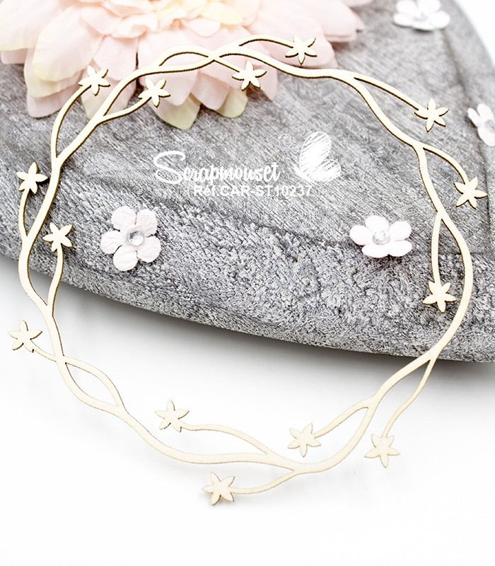 Chipboard Cadre Natacha SCRAPMOUSET