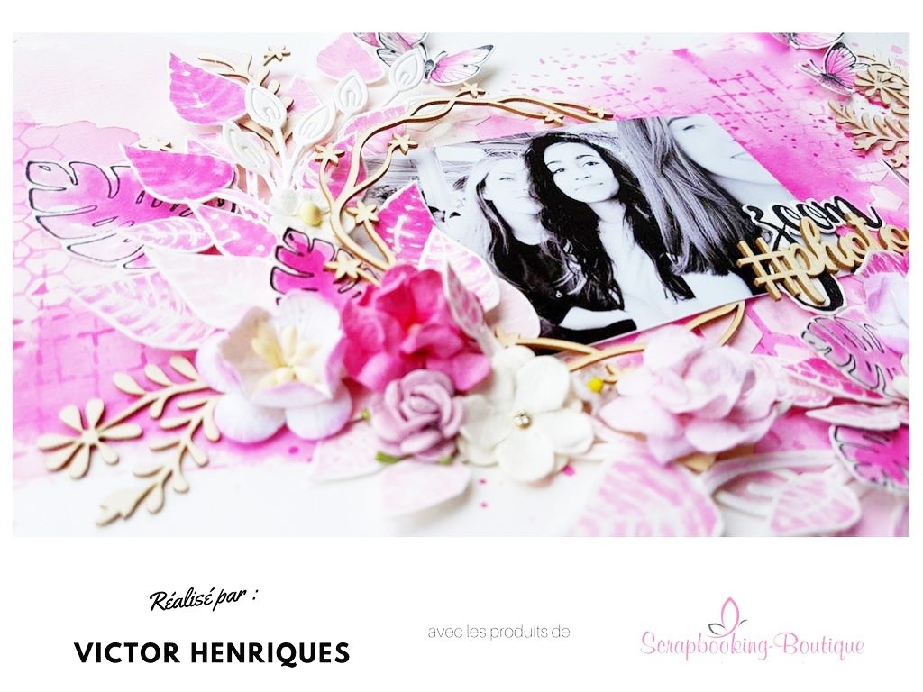 Chipboard Cadre Natacha SCRAPMOUSET