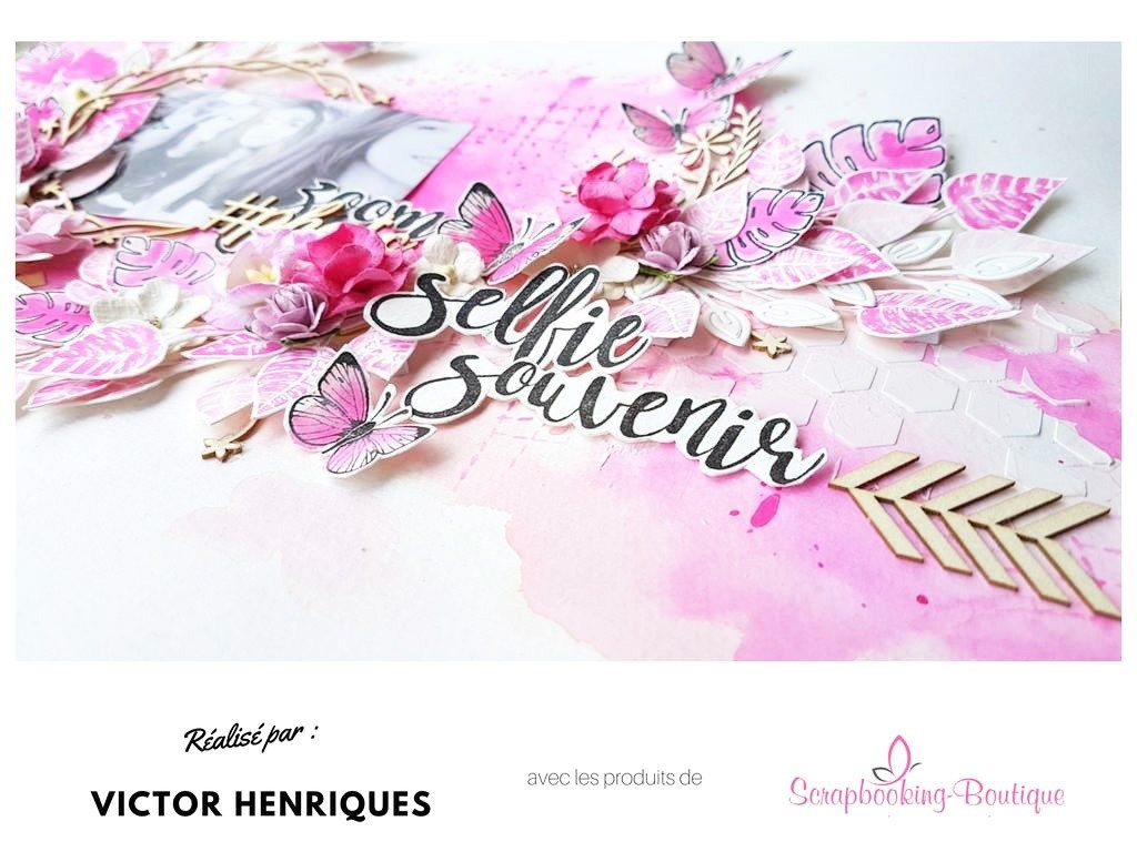 Chipboard Cadre Natacha SCRAPMOUSET