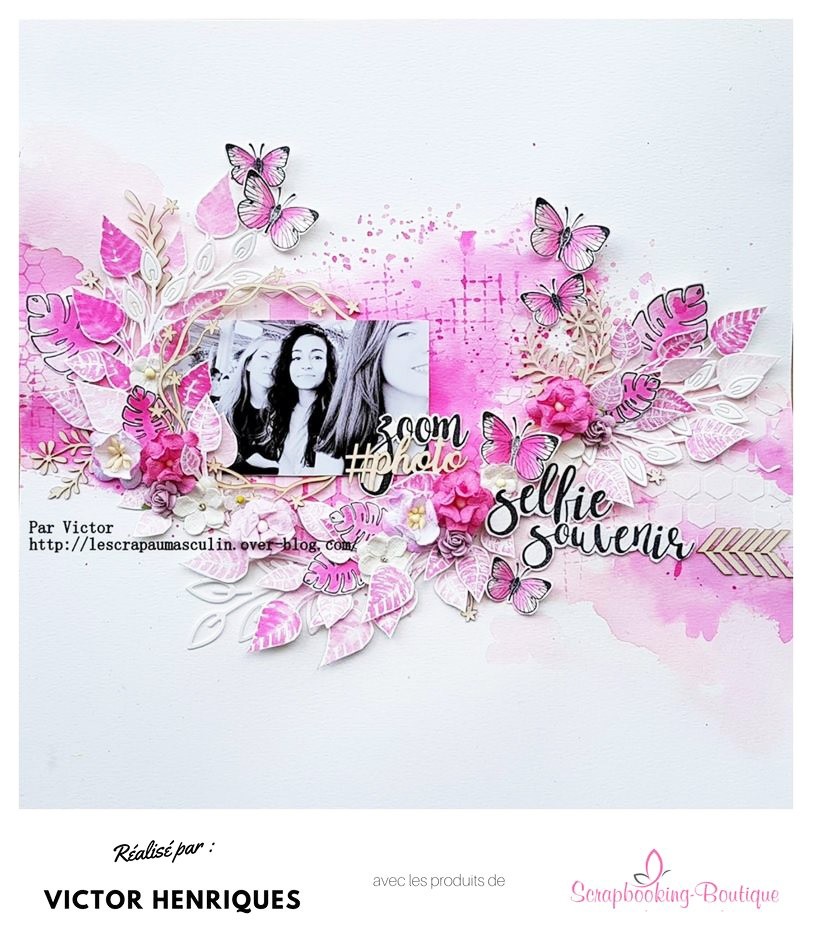 Chipboard Cadre Natacha SCRAPMOUSET