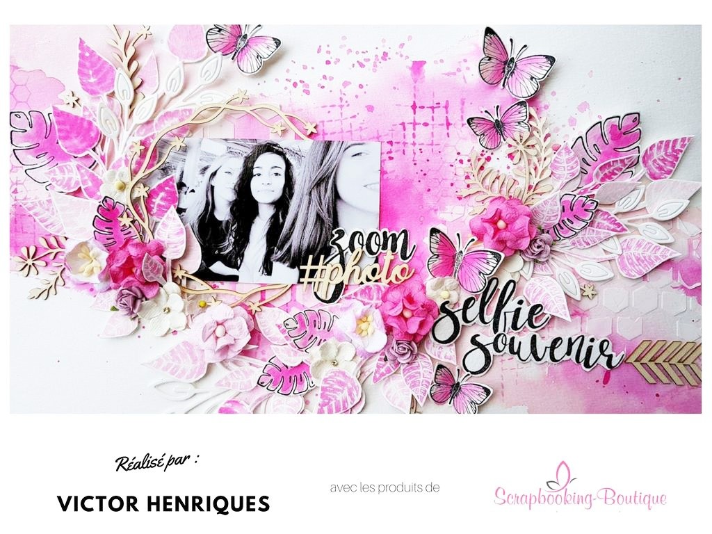 Chipboard Cadre Natacha SCRAPMOUSET