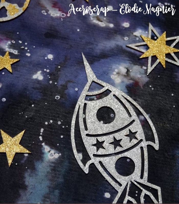 Chipboards Dans l'espace - SCRAPMOUSET