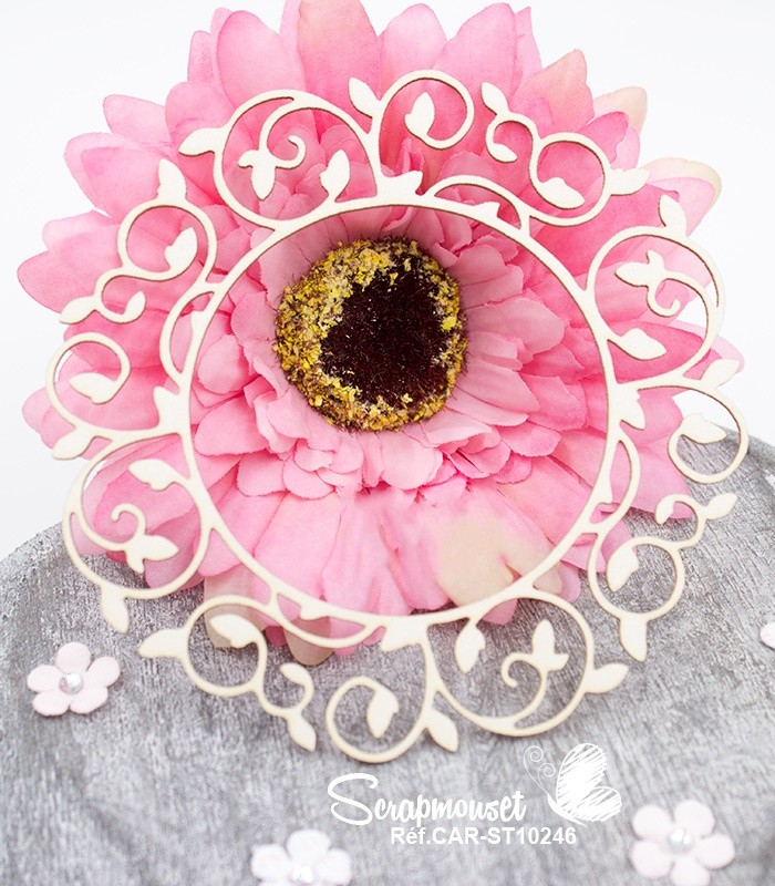 Chipboard Cadre Elisa SCRAPMOUSET
