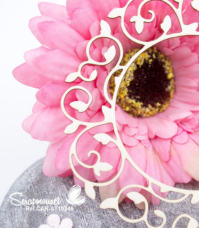 Chipboard Cadre Elisa SCRAPMOUSET