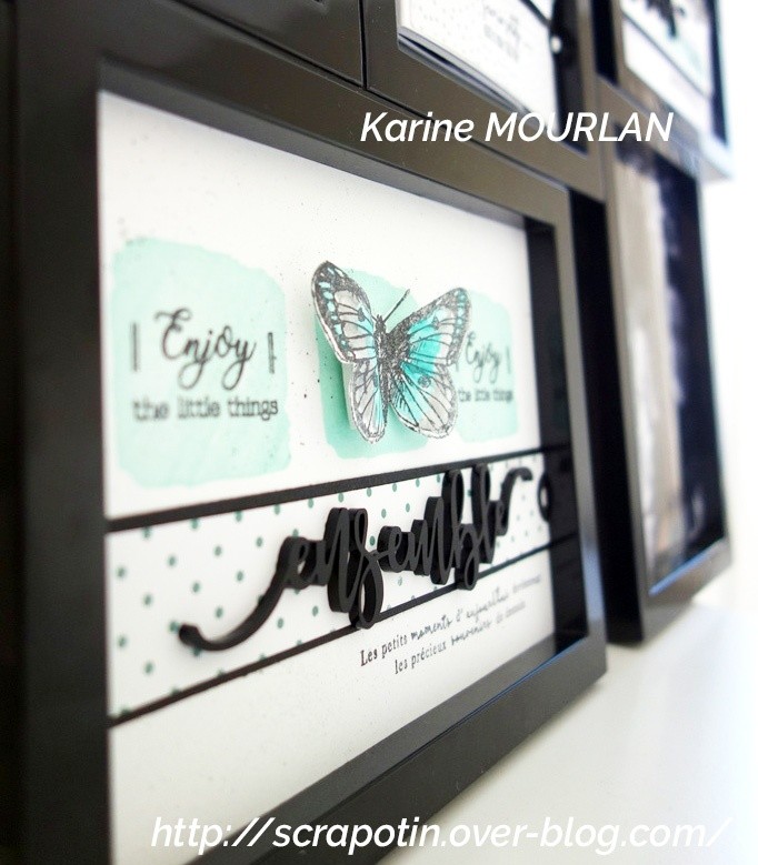Mot ensemble en Acrylique Noir 13,7 x 3 cm SCRAPMOUSET