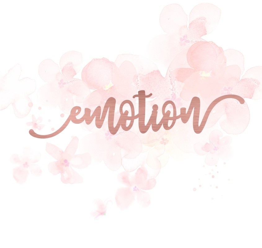 Mot emotion en Acrylique Rose Gold 12,3 x 2,8 cm SCRAPMOUSET