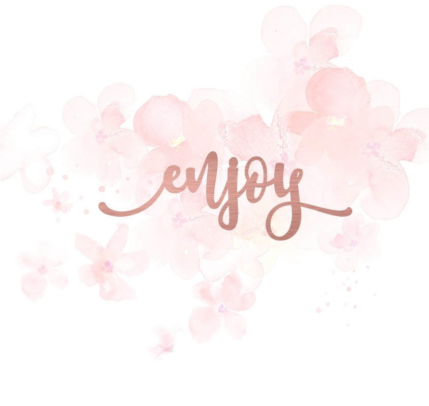 Mot enjoy en Acrylique Rose Gold 8,9 x 3,1 cm SCRAPMOUSET