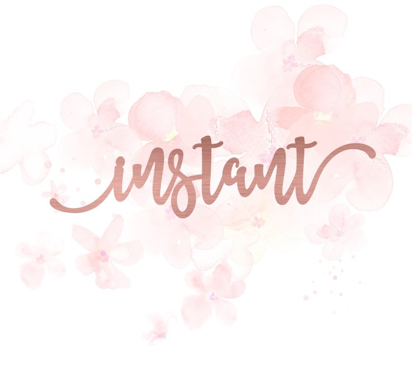 Mot instant en Acrylique Rose Gold 11,9 x 3 cm SCRAPMOUSET