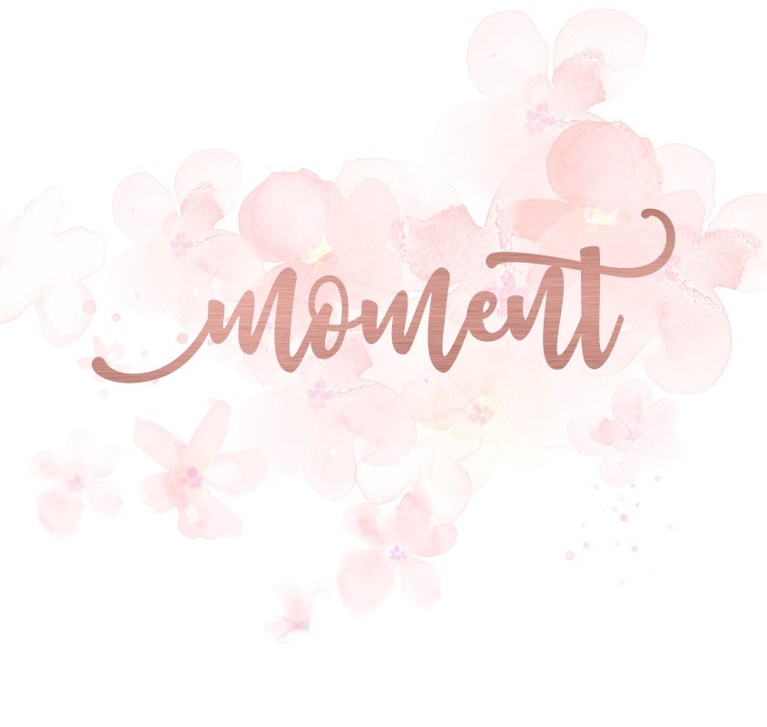 Mot moment en Acrylique Rose Gold 11,4 x 3,4 cm SCRAPMOUSET
