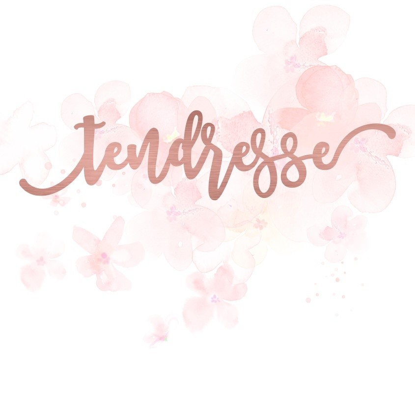 Mot tendresse en Acrylique Rose Gold 13,6 x 3,2 cm SCRAPMOUSET