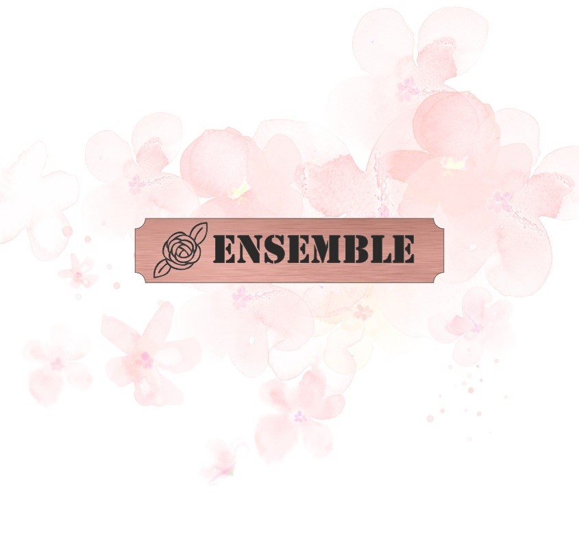 Etiquette ensemble en Acrylique Rose Gold 4,8 x 1 cm SCRAPMOUSET