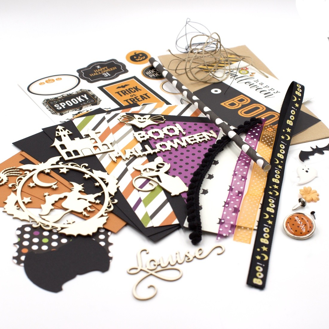 Kit scrapbooking pour enfant spécial Halloween