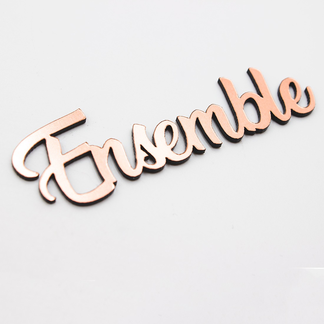 Mot Ensemble en Acrylique Rose Gold 6,8 x 2,1 cm SCRAPMOUSET