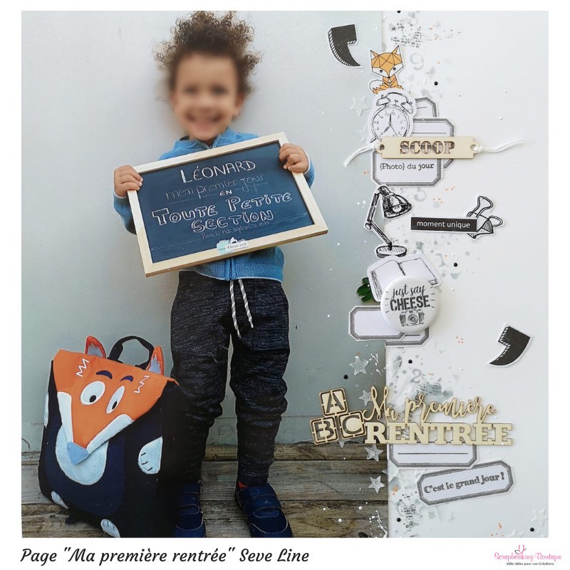 Ensemble de 5 étiquettes thème ATTITUDE en carton bois SCRAPMOUSET