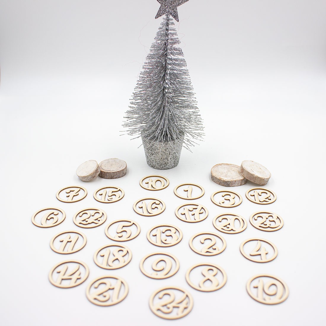 Chiffres ronds pour calendrier de l'avent et December Daily SCRAPMOUSET