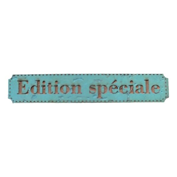 Étiquette gravée Édition spéciale en liège différents coloris au choix SCRAPMOUSET