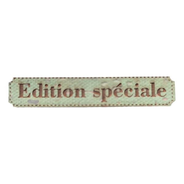 Étiquette gravée Édition spéciale en liège différents coloris au choix SCRAPMOUSET
