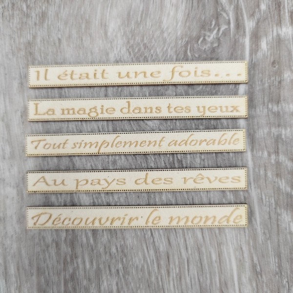 Les petites phrases Thème Enfance Spécial carterie SCRAPMOUSET