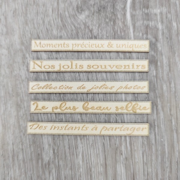 Les petites phrases Thème Ensemble Spécial carterie SCRAPMOUSET